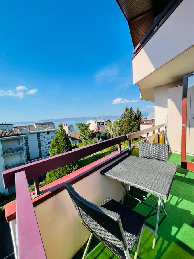 F2 Pres Debarcadere, En Centre Ville, Des Thermes Evian Les Bains 2 Etoiles Kültér fotó